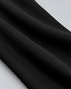 VLINE — Flared pants with crossover waistband