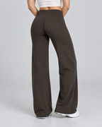 WAVE — Wide-leg sports pants — back view