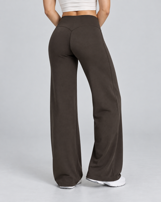 WAVE — Wide-leg sports pants — back view