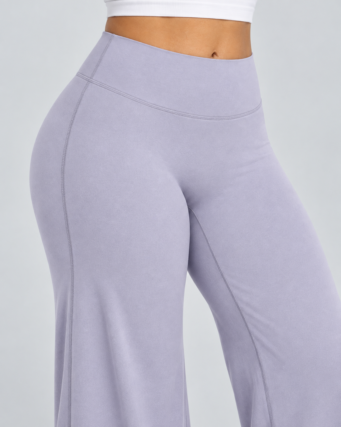 WAVE — Wide-leg sports pants — front view