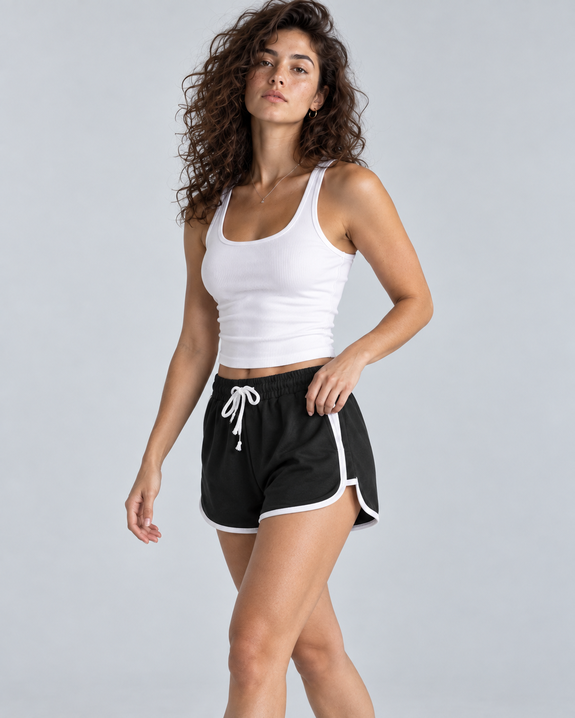 WEEKEND — Drawstring shorts with contrast piping
