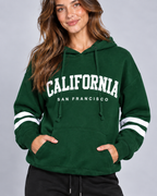 WESTCOAST — Hoodie with stripe details