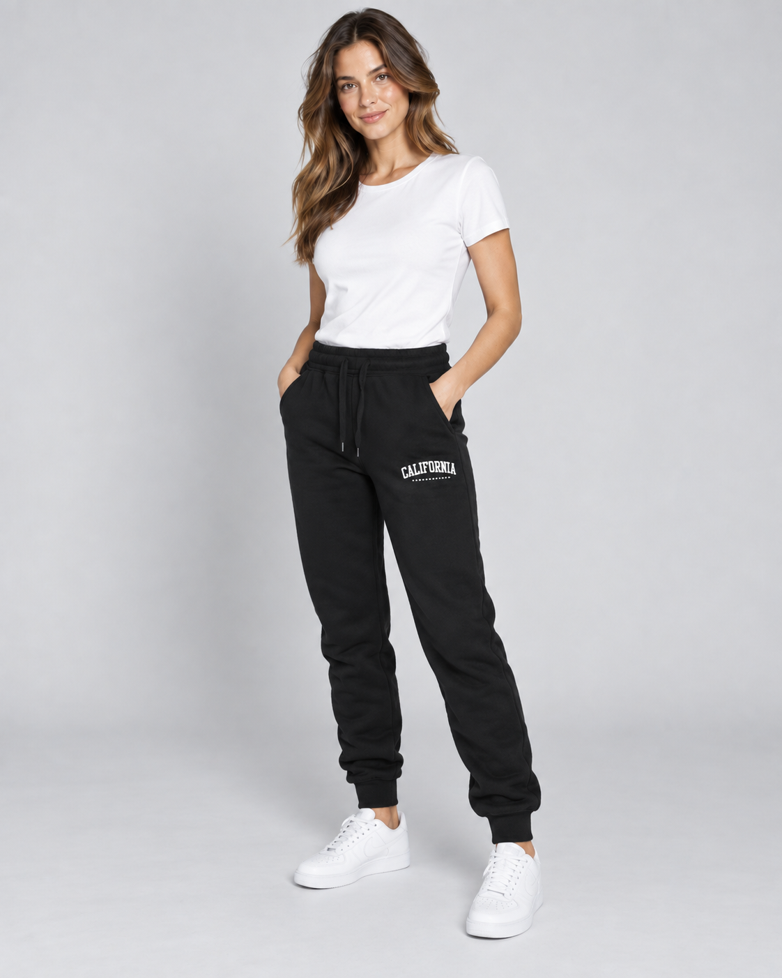 WESTCOAST — Trousers with stripe details