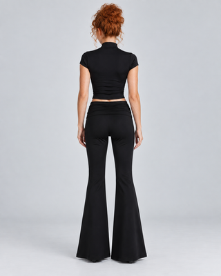 ZIPPED — Zip-front cut-out set — back view